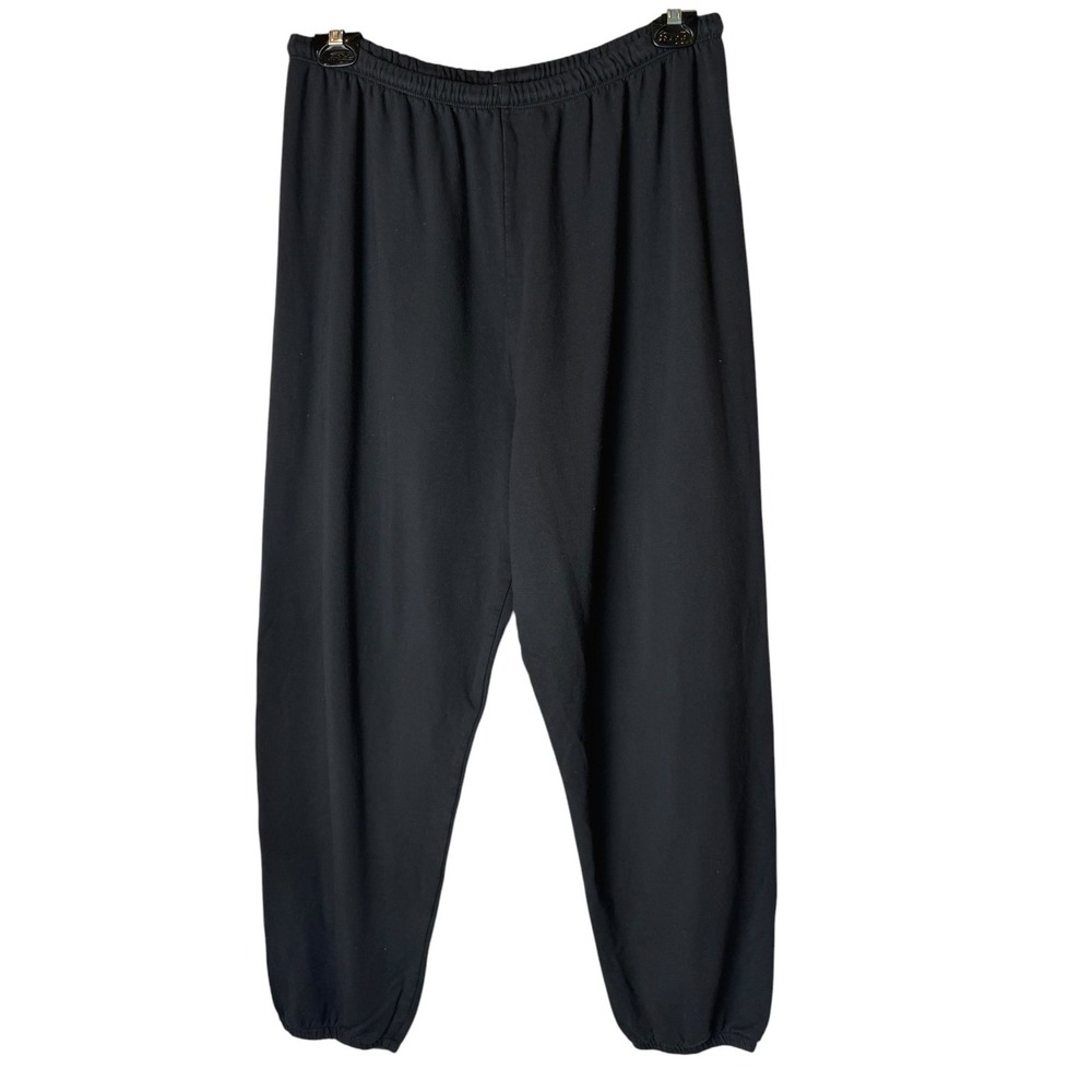 Aerie Offline Joggers Women Large Black Modal Fleece Sweatpants Athleisure Comfy - Picture 2 of 9